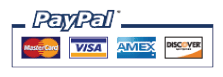 We accept PayPal payments!